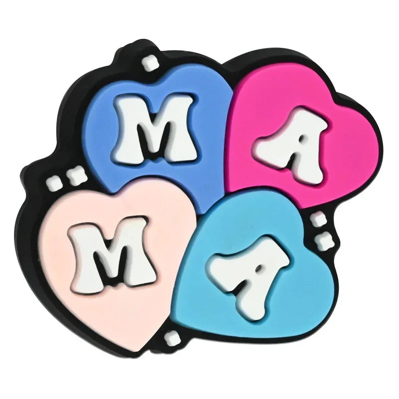 Creative and Personalized Mother's Day Theme Series Silicone Focal Beads