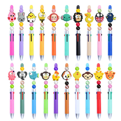 Cute Cartoon Animal Series Silicone Focal Beads