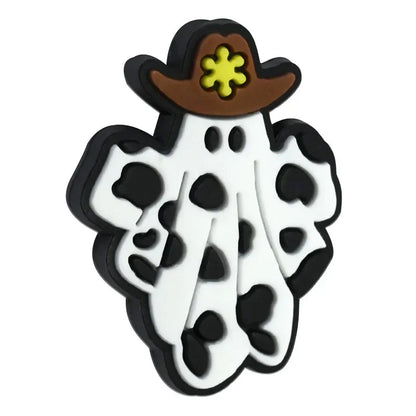 Halloween Series Colorful Ghost Pumpkin Silicone Focal Beads