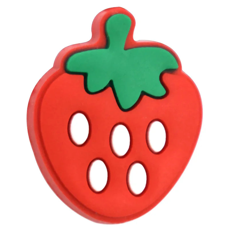 Cute Cartoon New Fruit Series Silicone Focal Beads