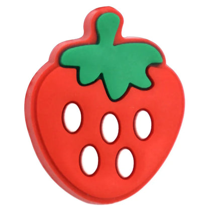 Cute Cartoon New Fruit Series Silicone Focal Beads