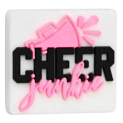 Cheerleading Series Beaded Silicone Focal Beads