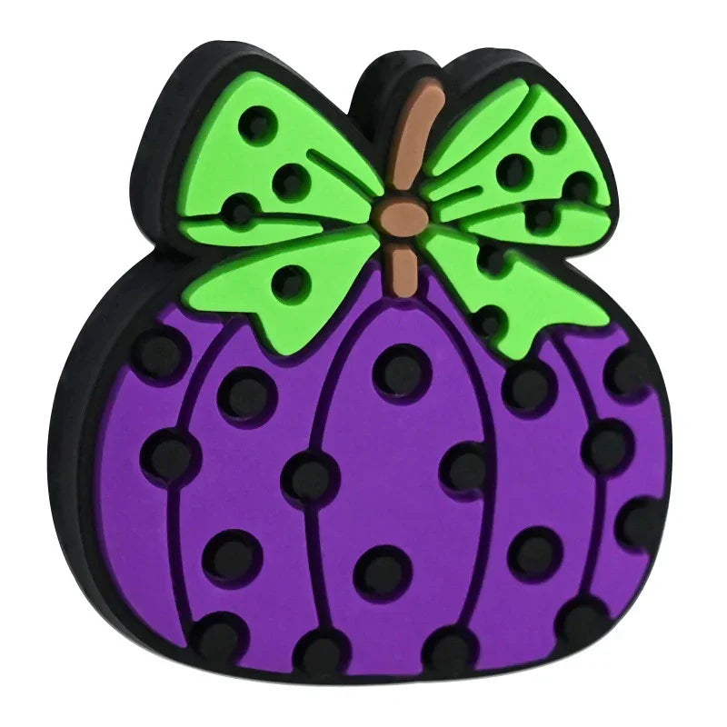 Halloween Series Colorful Ghost Pumpkin Silicone Focal Beads