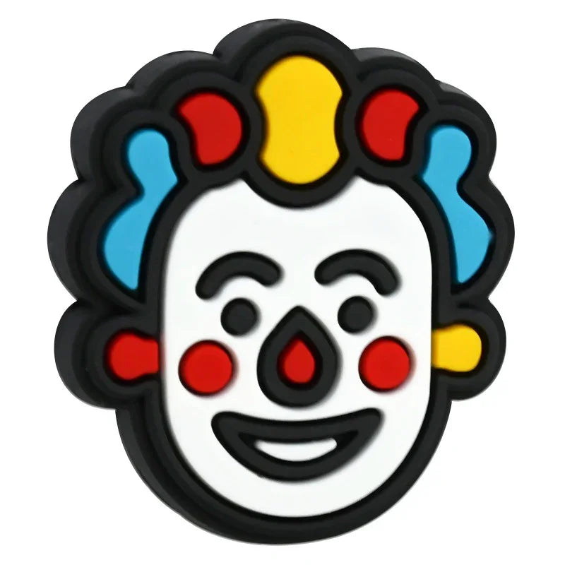 Creative Colorful Clown Fun Silicone Focus Beads