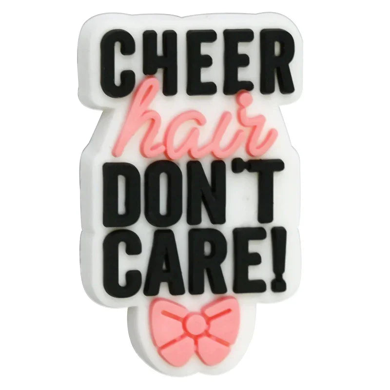 Cheerleading Series Beaded Silicone Focal Beads