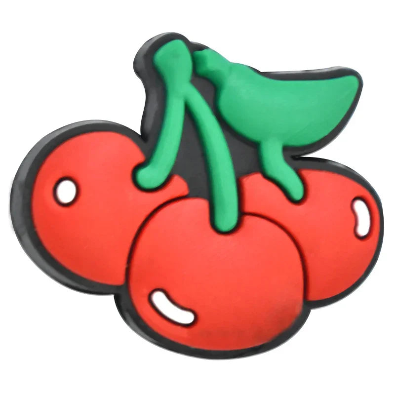 Cute Cartoon New Fruit Series Silicone Focal Beads