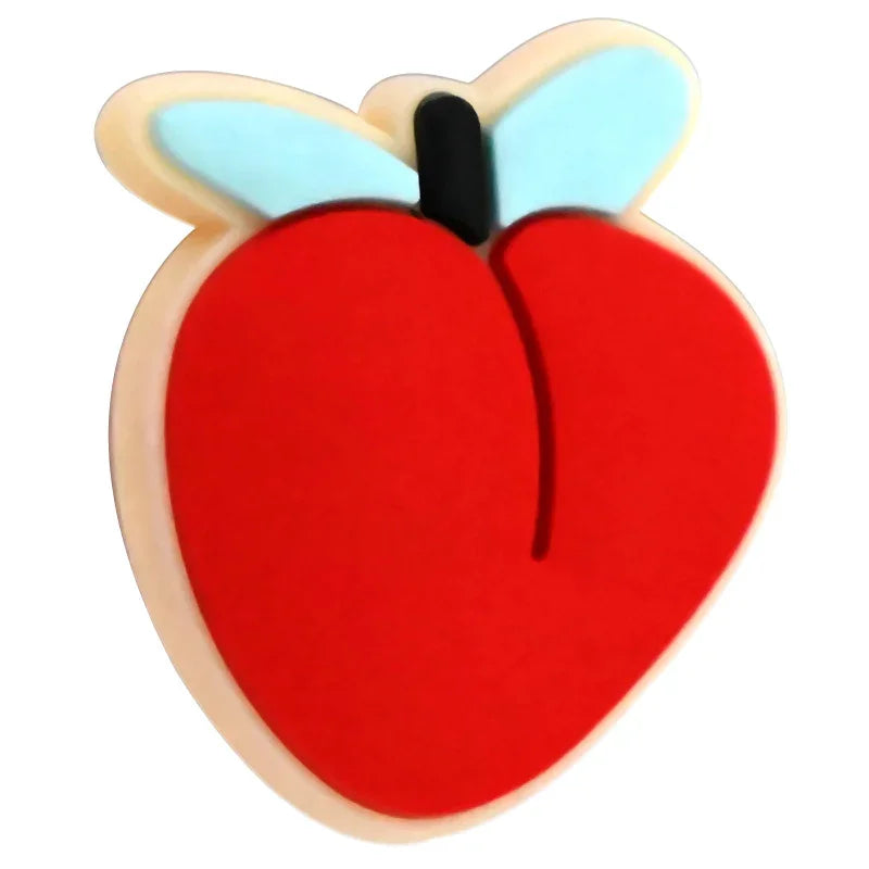 Cute Cartoon New Fruit Series Silicone Focal Beads