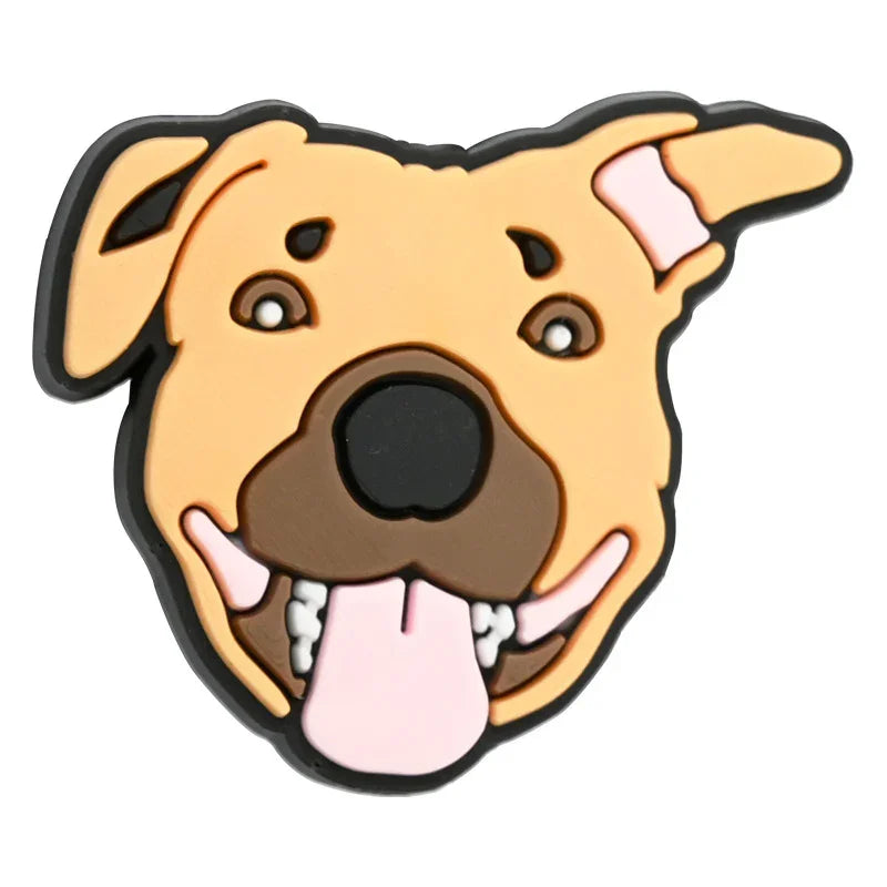 Cute Pet Dog Series Cartoon Silicone Focus Beads