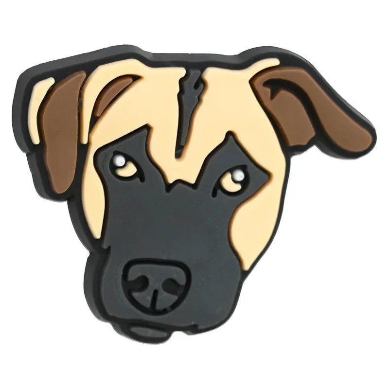 Cute Pet Dog Series Cartoon Silicone Focus Beads