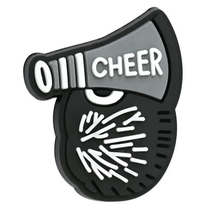 Cheerleading Series Beaded Silicone Focal Beads
