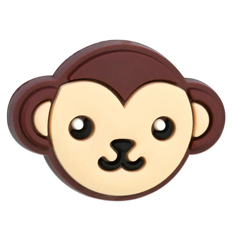 Cute Cartoon Animal Series Silicone Focal Beads