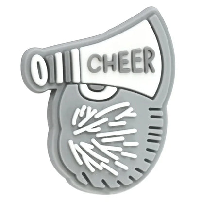 Cheerleading Series Beaded Silicone Focal Beads