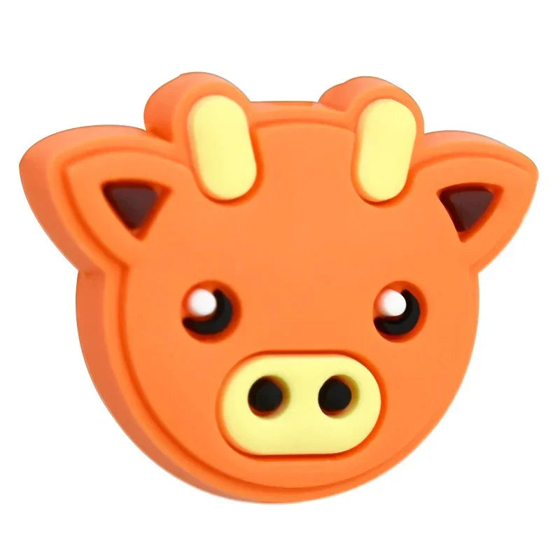 Cute Cartoon Animal Series Silicone Focal Beads