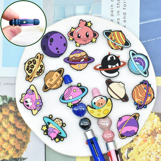 Creative Little Planet Series Silicone Focus Beads