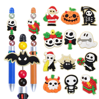 Halloween Bead Pen Accessories Silicone Focus Beads