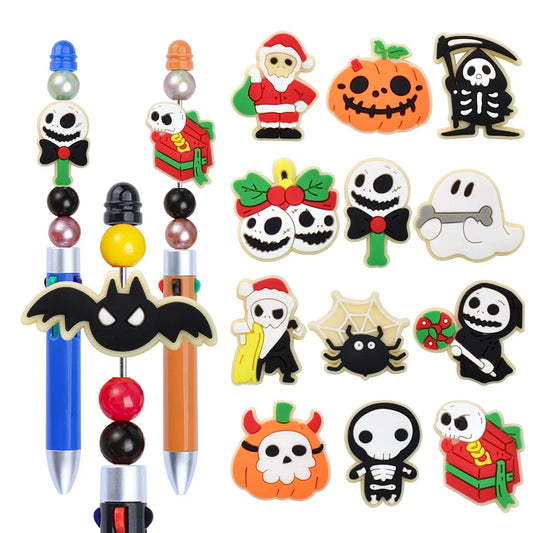 Halloween Bead Pen Accessories Silicone Focus Beads