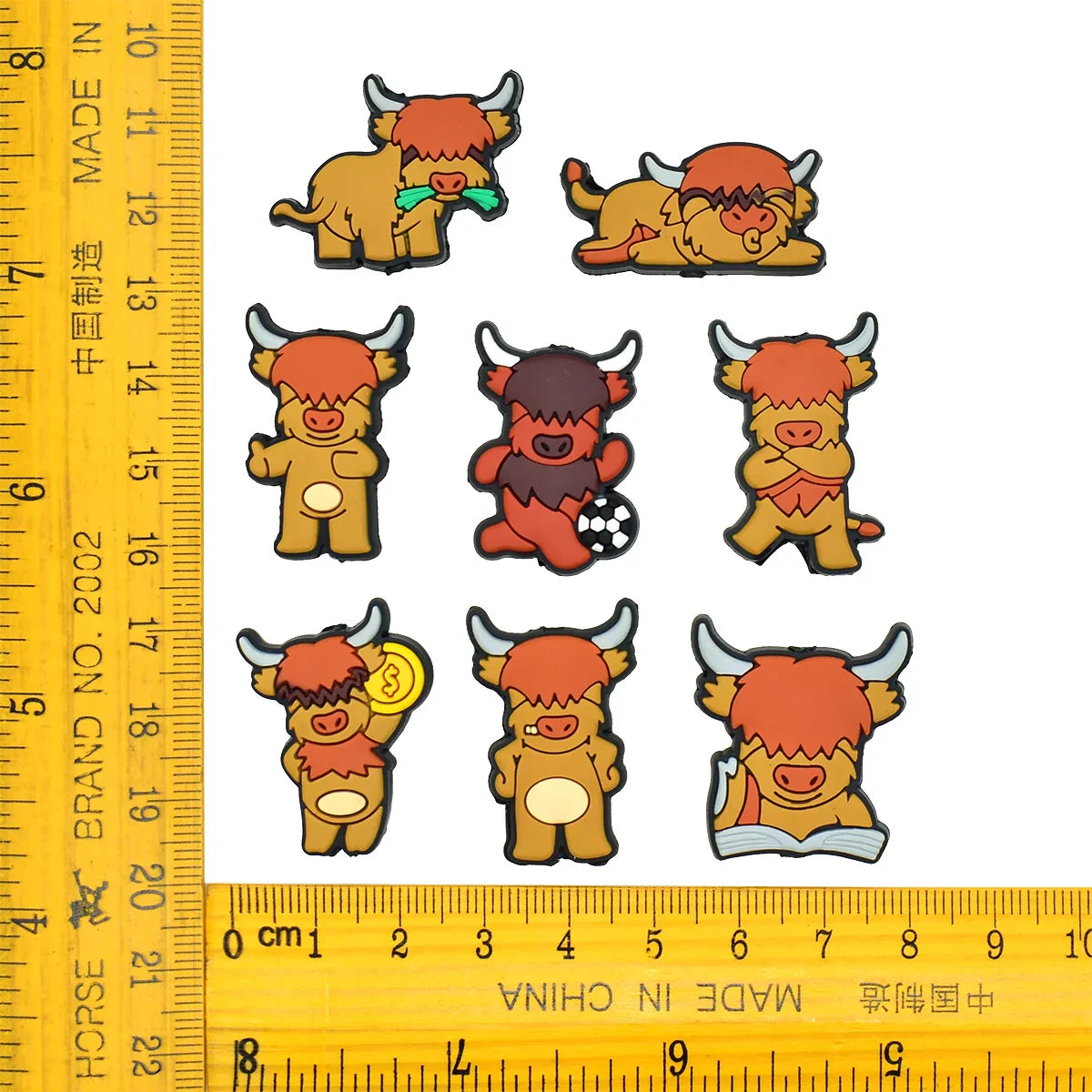 Cartoon Calf Bead Pen Accessories Silicone Focal Beads