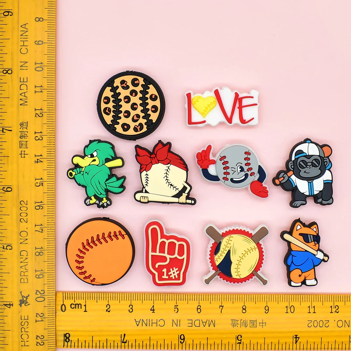 Colorful Cartoon Ball Sports Silicone Focus Beads