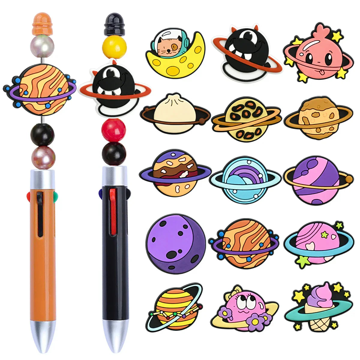 Creative Little Planet Series Silicone Focus Beads
