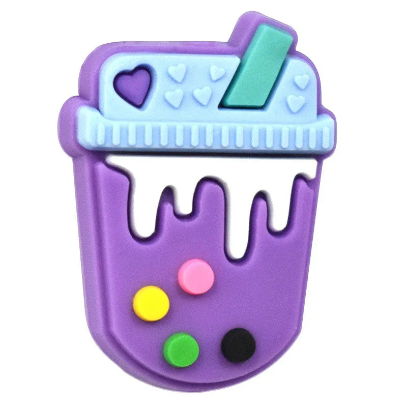 Cartoon Cup Shape Silicone Focal Beads