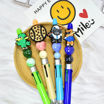 Colorful Cartoon Ball Sports Silicone Focus Beads