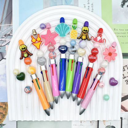 Summer Bead Pen Patch Silicone Focus Beads