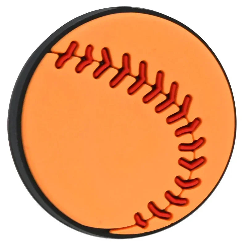 Colorful Cartoon Ball Sports Silicone Focus Beads