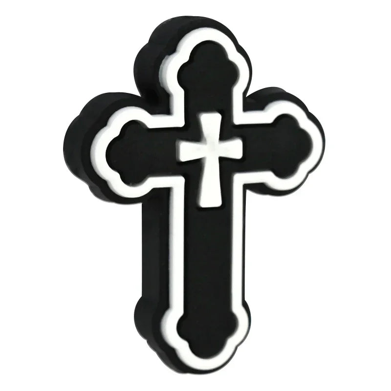 Cross Series Silicone Focal Beads