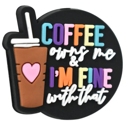 Cartoon Cup Shape Silicone Focal Beads