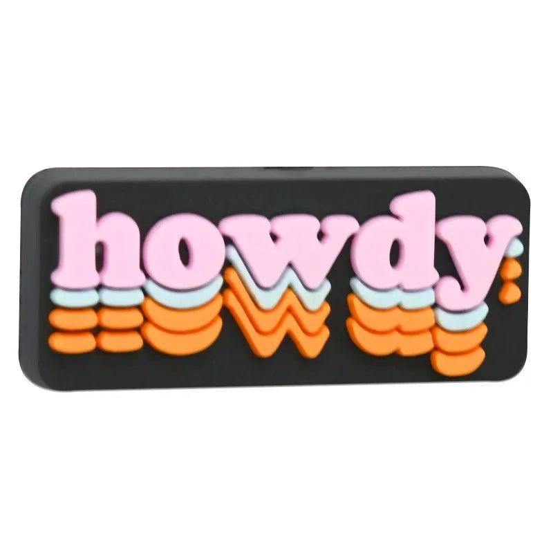 Cartoon Cowboy Series Silicone Focus Beads