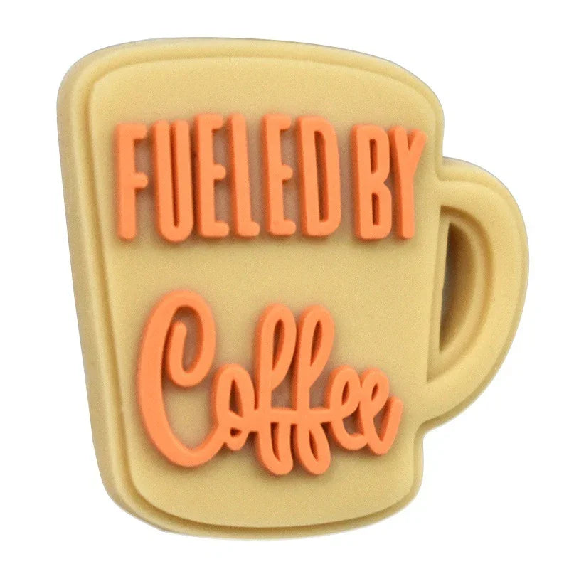 Cartoon Cup Shape Silicone Focal Beads
