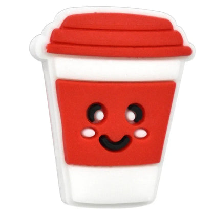 Cartoon Cup Shape Silicone Focal Beads