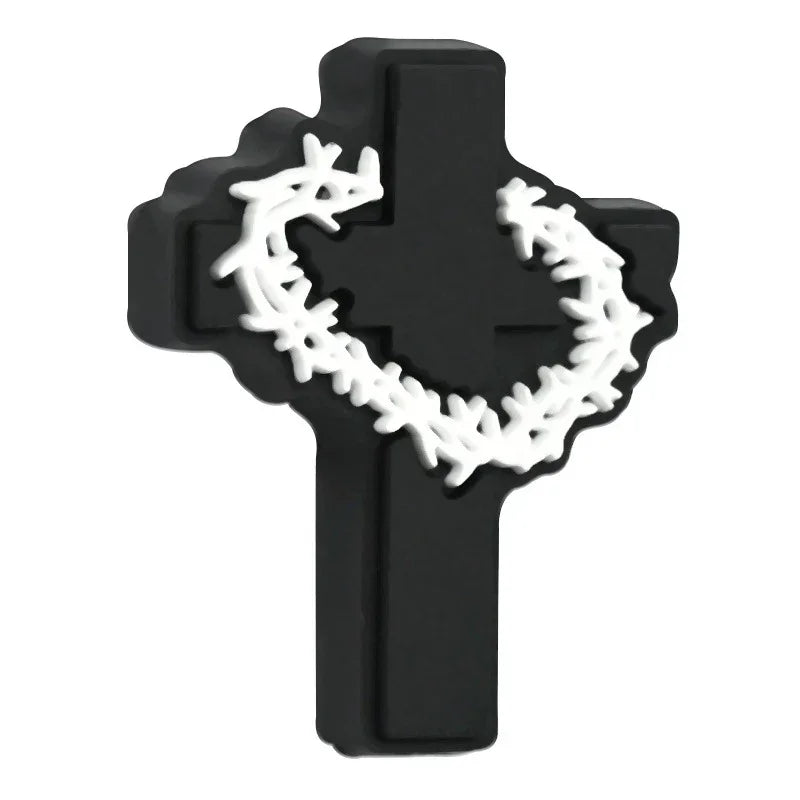 Cross Series Silicone Focal Beads