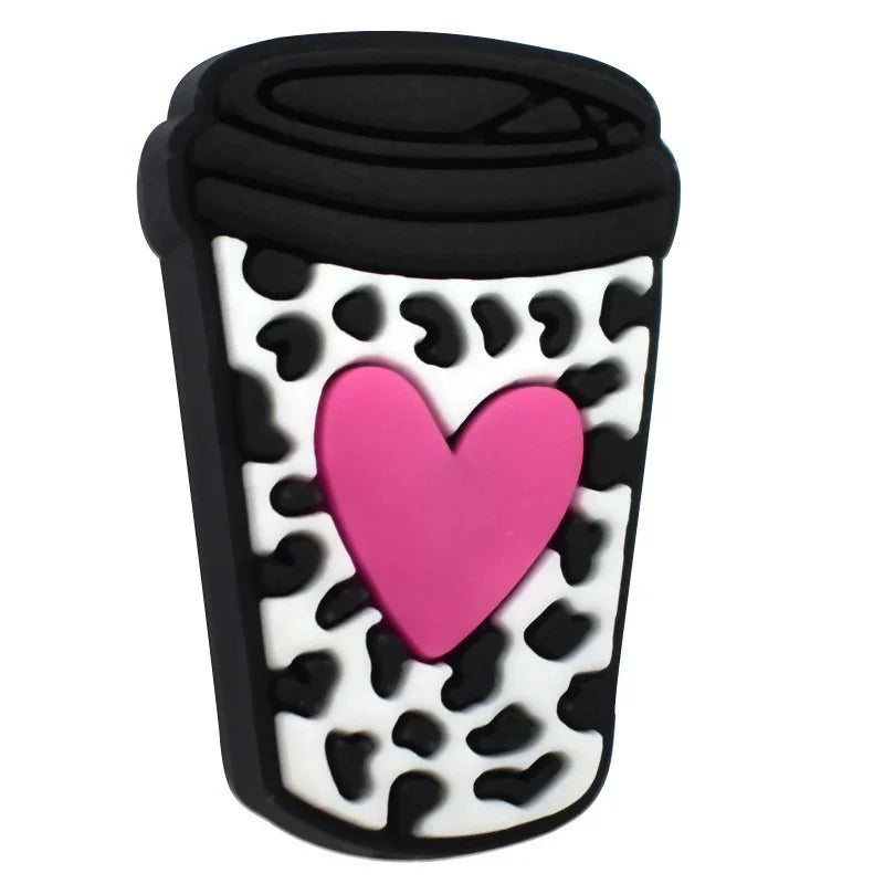 Cartoon Cup Shape Silicone Focal Beads
