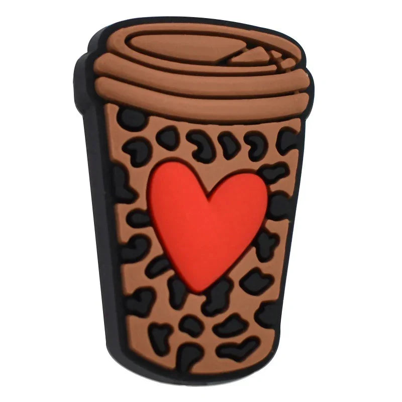 Cartoon Cup Shape Silicone Focal Beads