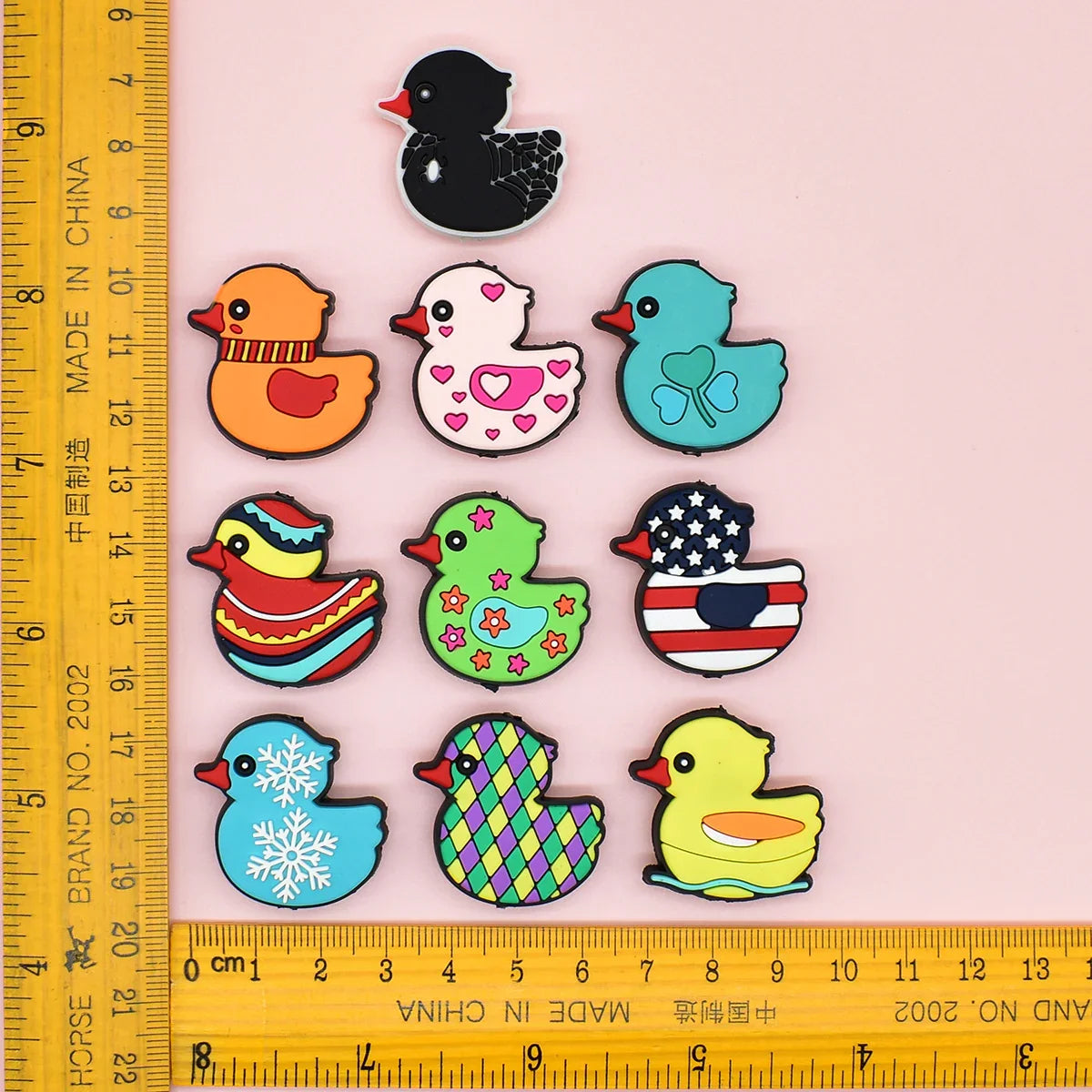 Creative Cartoon Duck Silicone Focal Beads