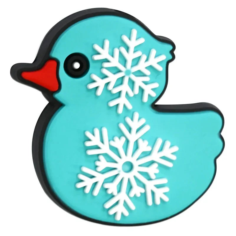 Creative Cartoon Duck Silicone Focal Beads