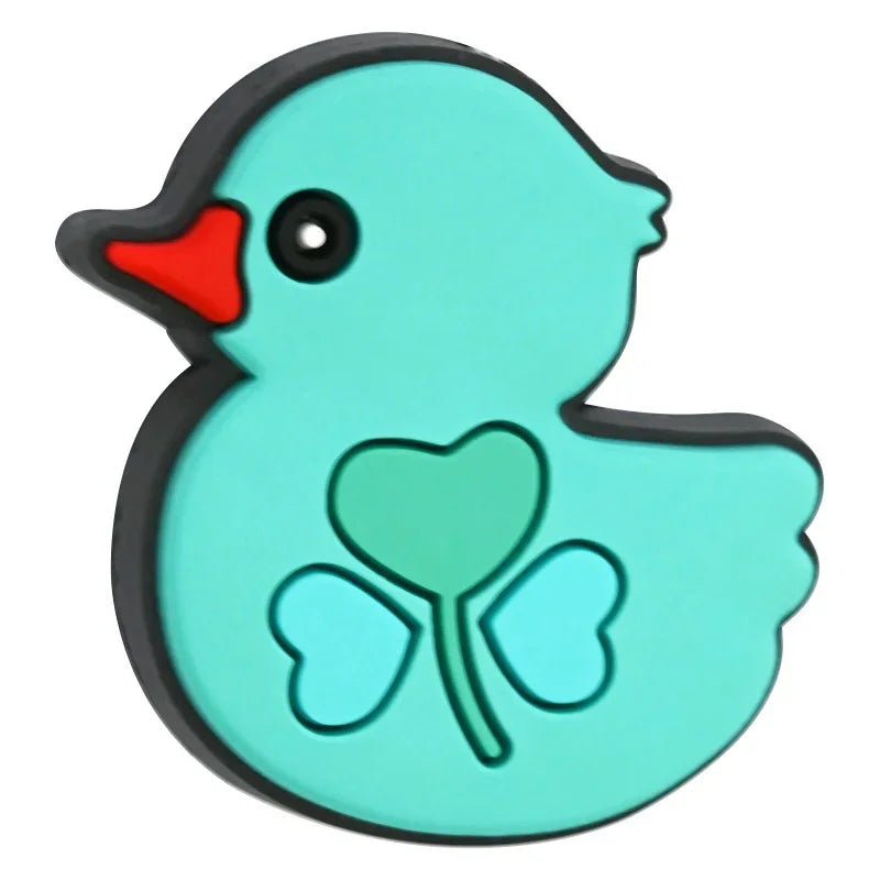 Creative Cartoon Duck Silicone Focal Beads