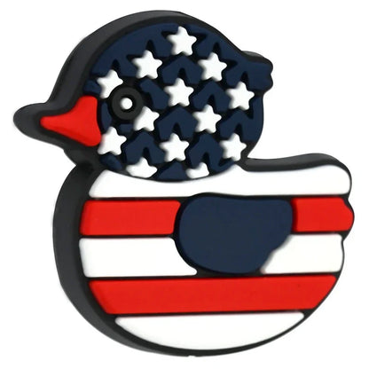 Creative Cartoon Duck Silicone Focal Beads