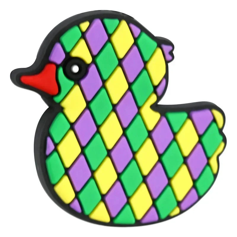 Creative Cartoon Duck Silicone Focal Beads