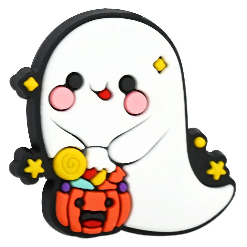 Halloween Ghost Series Silicone Focus Beads