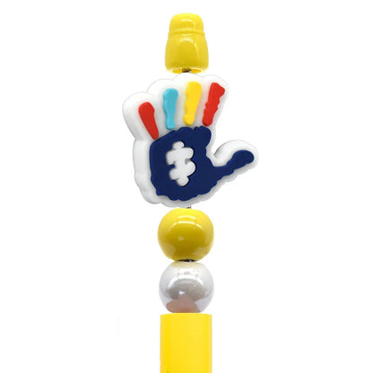 Autism Series Multi-Color Silicone Focal Beads