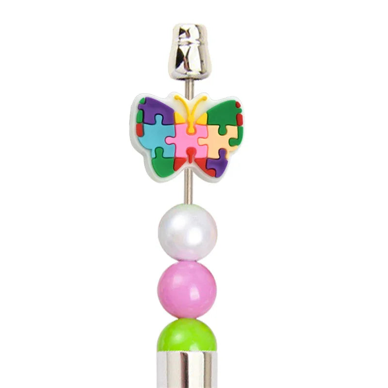 Autism Series Multi-Color Silicone Focal Beads