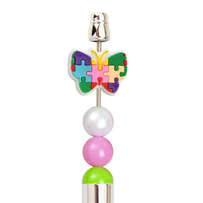Autism Series Multi-Color Silicone Focal Beads