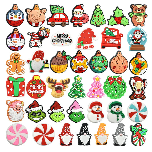 Christmas Beads Cartoon Christmas Party Decoration Silicone Centerpiece Beads