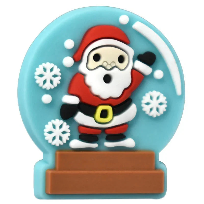 Christmas Beads Cartoon Christmas Party Decoration Silicone Centerpiece Beads
