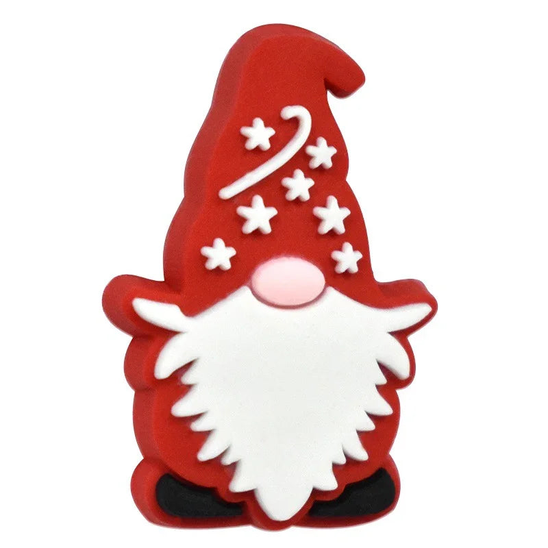 Christmas Beads Cartoon Christmas Party Decoration Silicone Centerpiece Beads