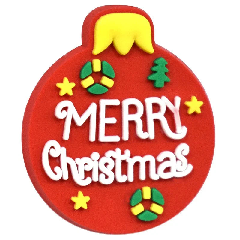 Christmas Beads Cartoon Christmas Party Decoration Silicone Centerpiece Beads
