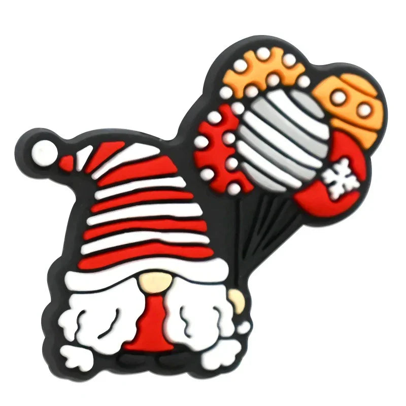 Christmas Beads Cartoon Christmas Party Decoration Silicone Centerpiece Beads