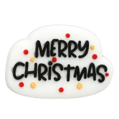 Christmas Beads Cartoon Christmas Party Decoration Silicone Centerpiece Beads